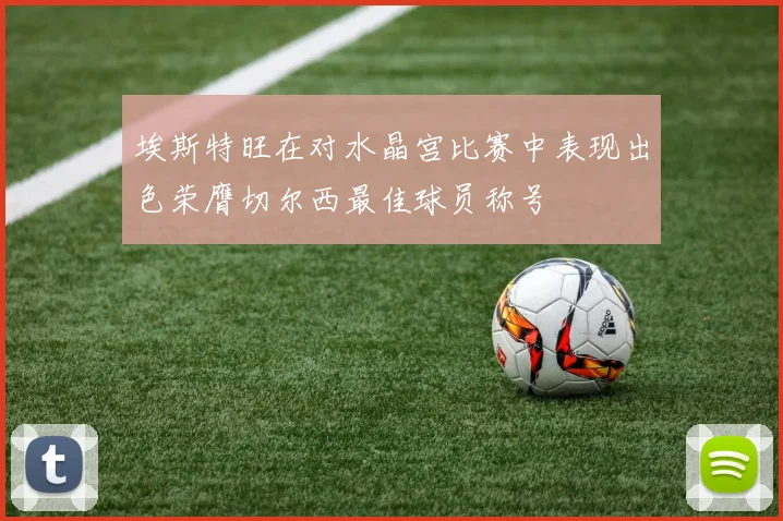 埃斯特旺在对水晶宫比赛中表现出色荣膺切尔西最佳球员称号